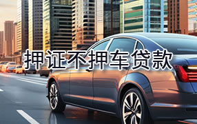 白山押证不押车贷款